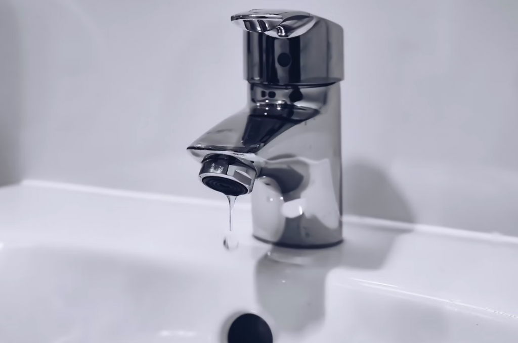 close up of tap